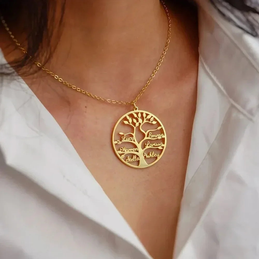 COLLIER ARBRE DE VIE PRÉNOMS