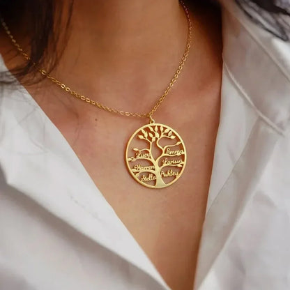 COLLIER ARBRE DE VIE PRÉNOMS