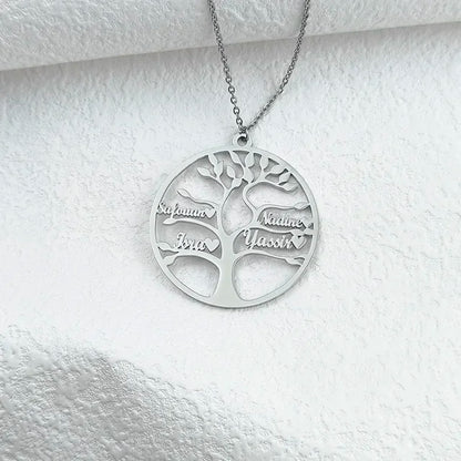 COLLIER ARBRE DE VIE PRÉNOMS