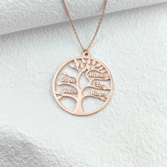COLLIER ARBRE DE VIE PRÉNOMS