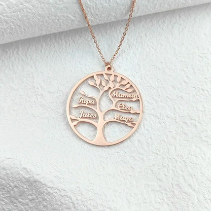 COLLIER ARBRE DE VIE PRÉNOMS
