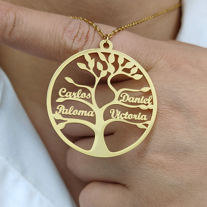 COLLIER ARBRE DE VIE PRÉNOMS