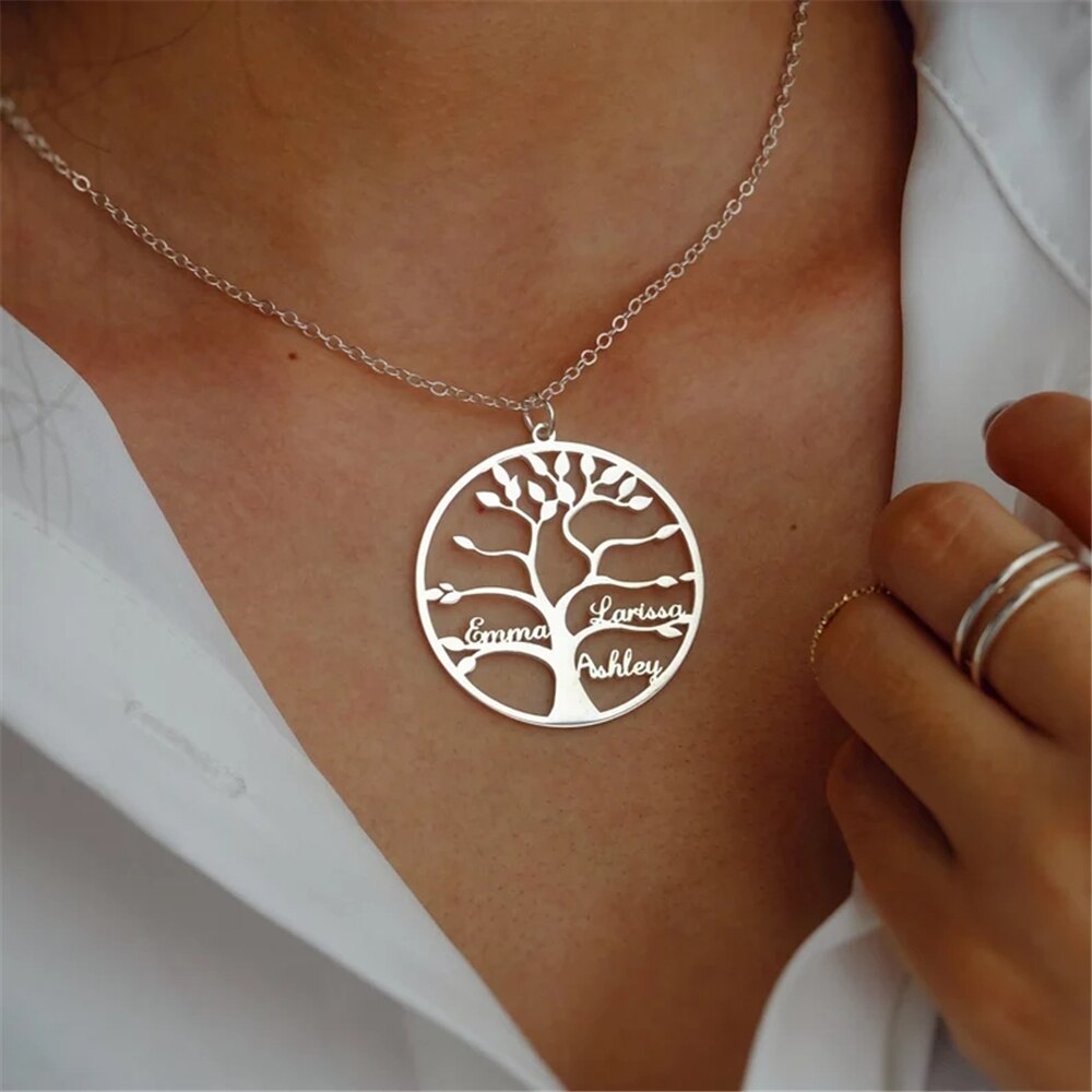 COLLIER ARBRE DE VIE PRÉNOMS